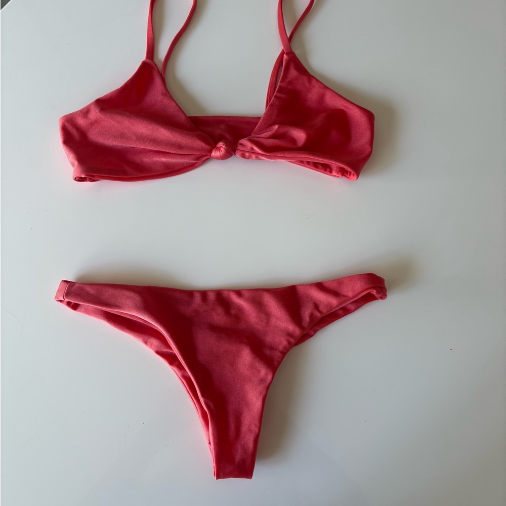 Blonde Addiction Bikini in Coral